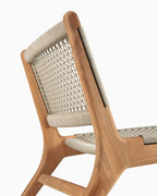 Chaise d'extérieur tissée Jack