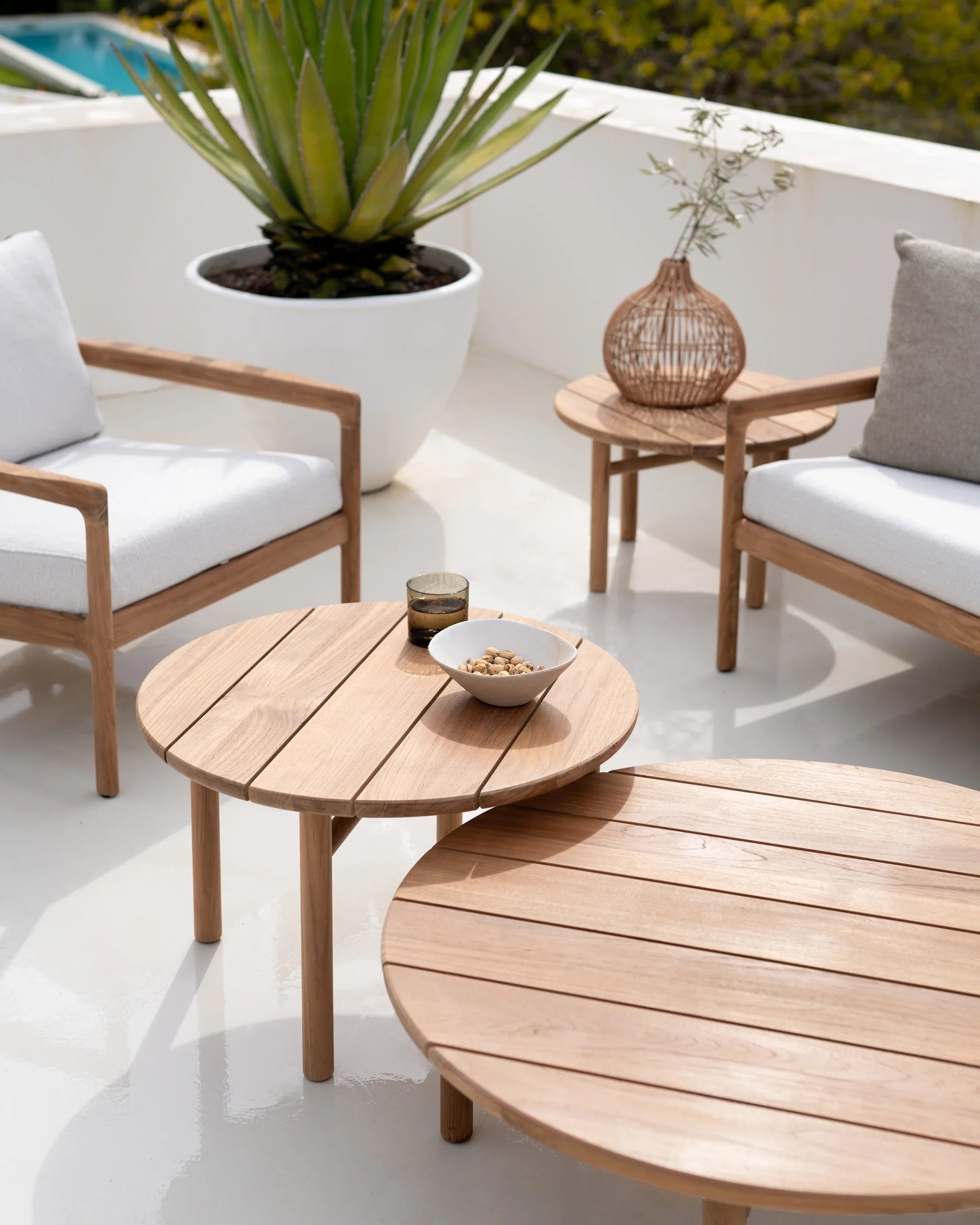 Table d'appoint d'extérieur Quatro