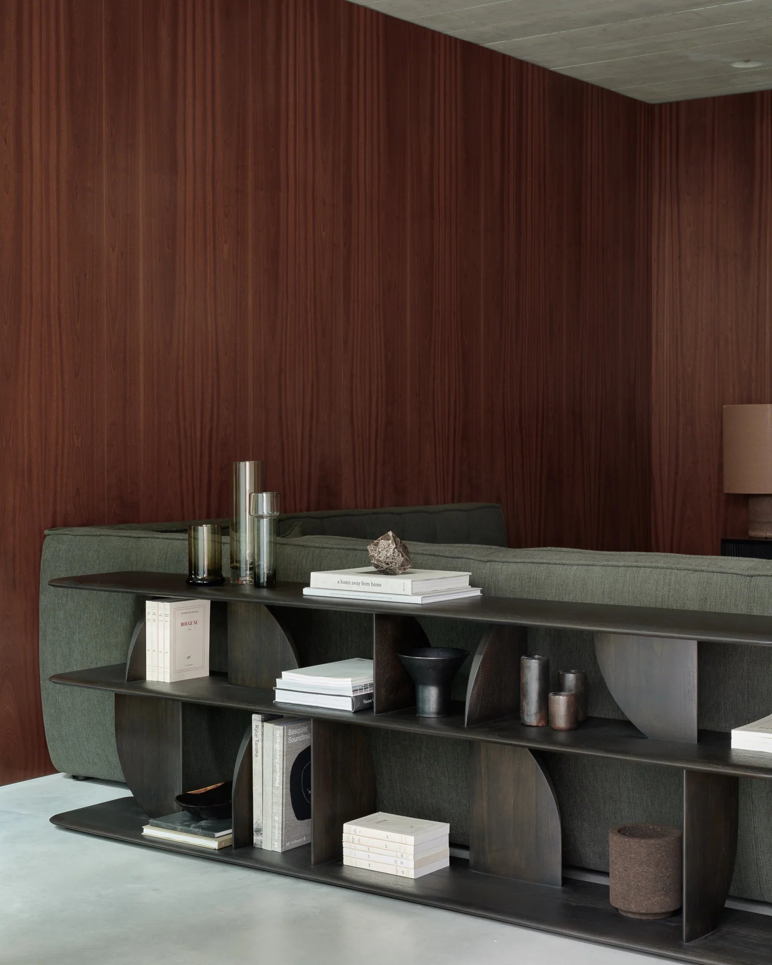 Console de canapé géométrique