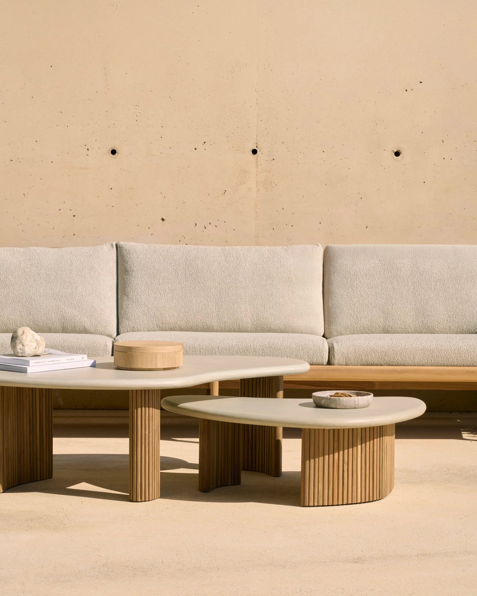 Table basse d'extérieur Boomerang