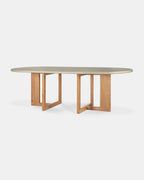 Table de salle à manger extérieure à tréteaux