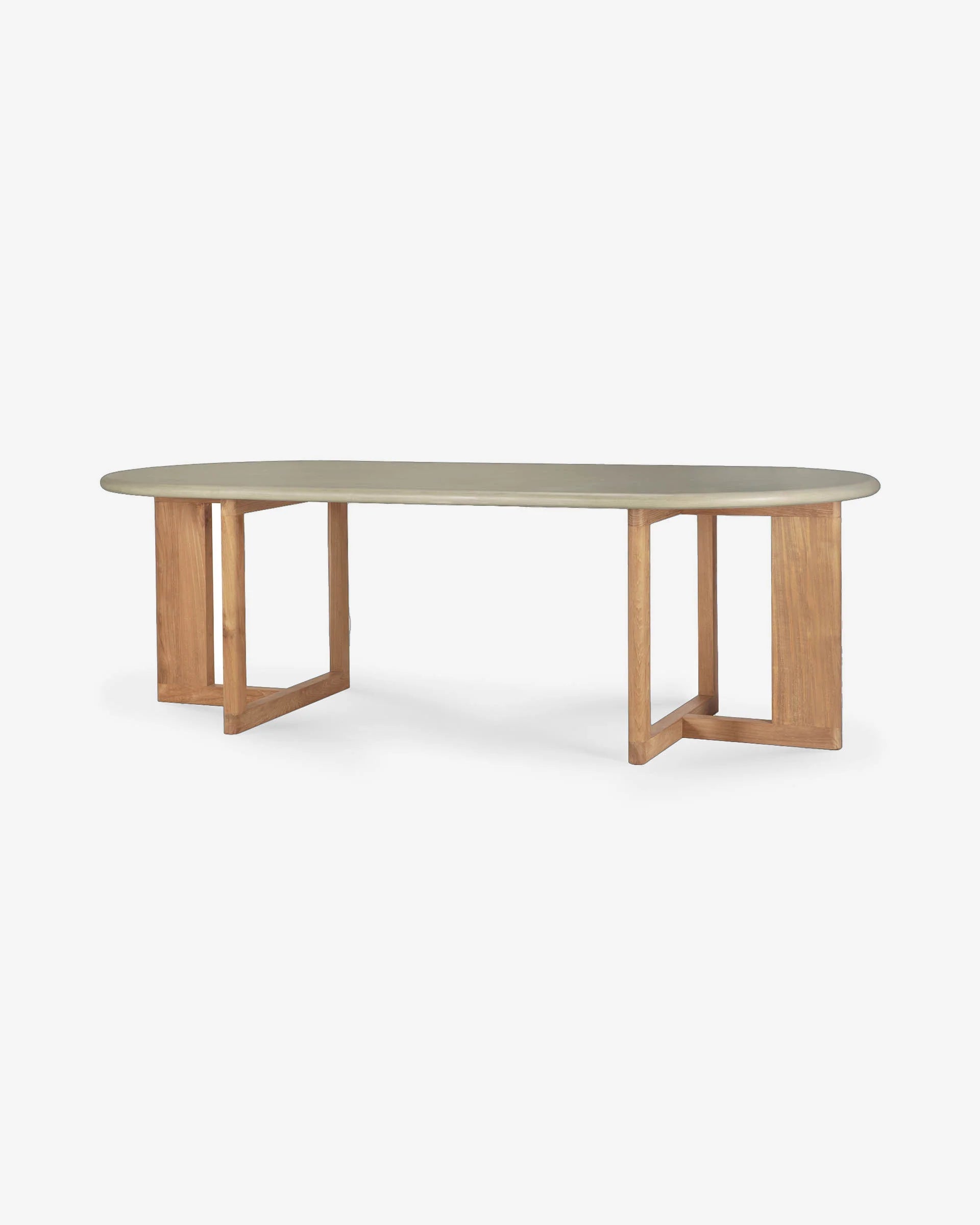 Table de salle à manger extérieure à tréteaux