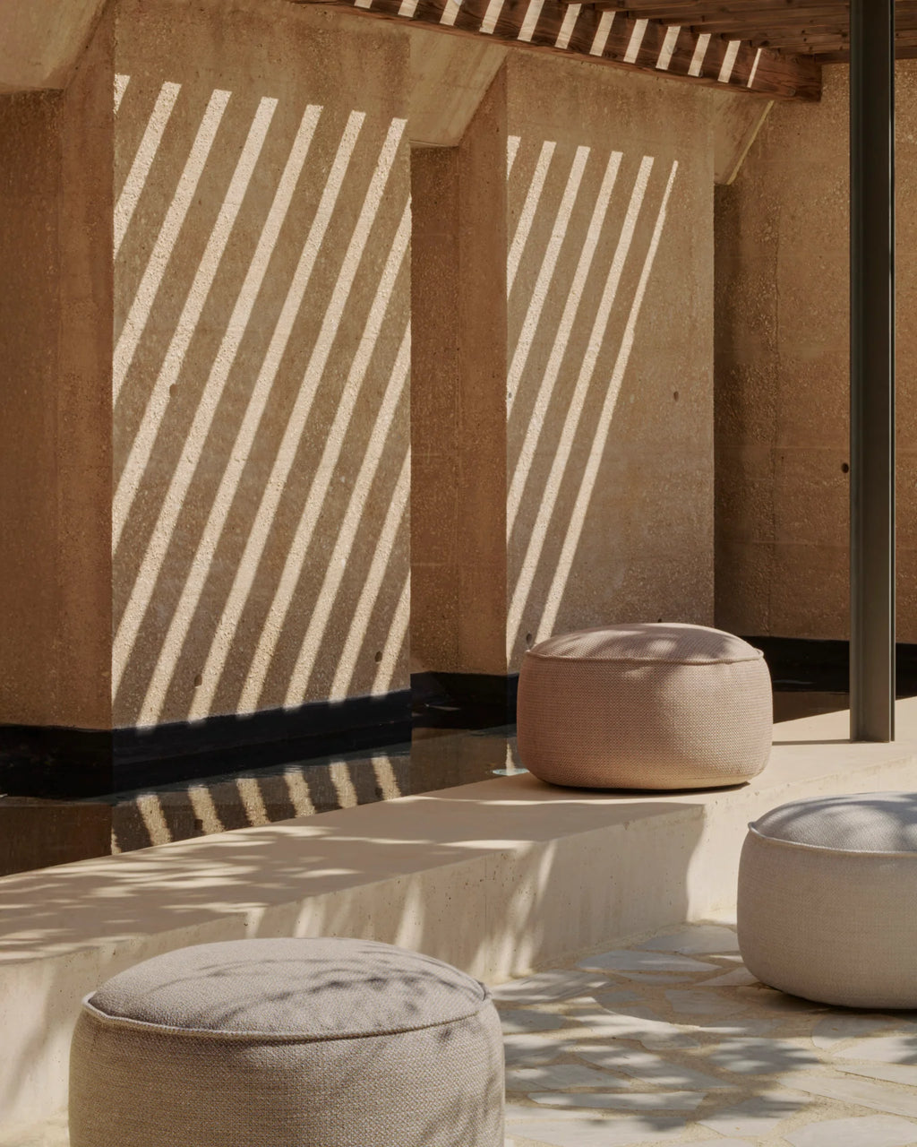 Pouf d'extérieur Donut