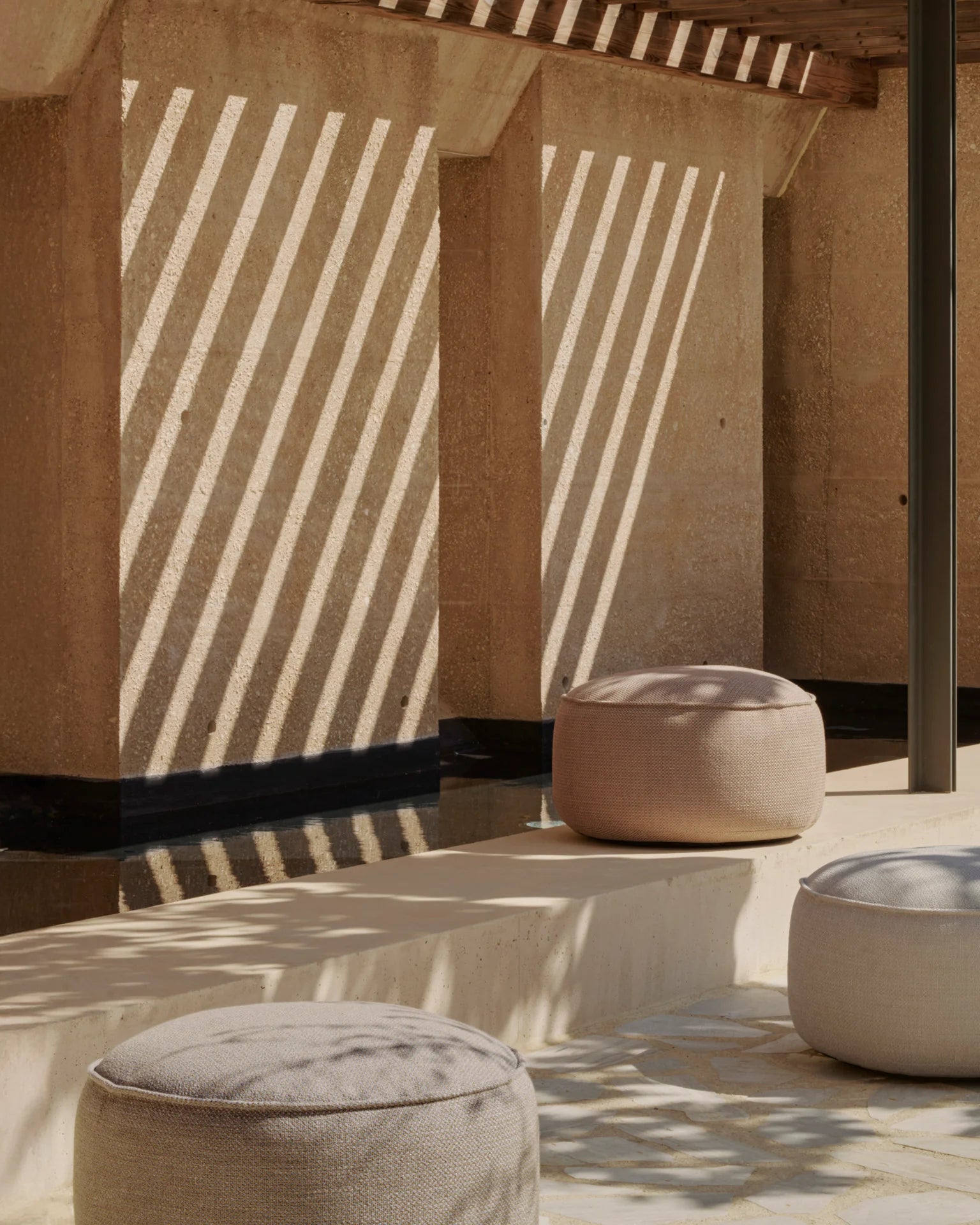 Pouf d'extérieur Donut