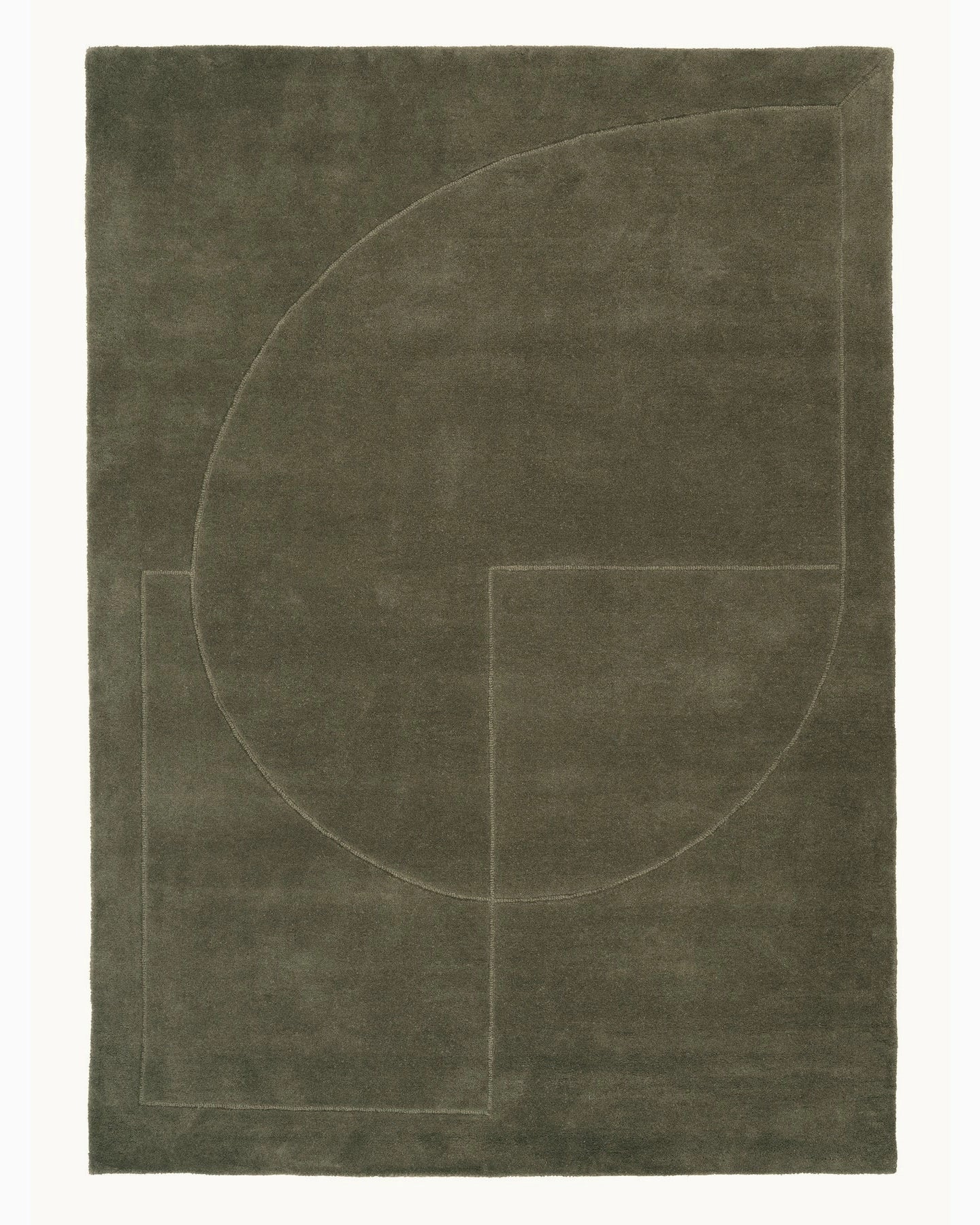 Tapis à poème linéaire