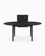 Table à manger ronde extensible Bok