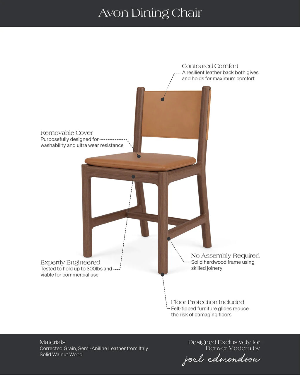 Chaise de salle à manger Avon