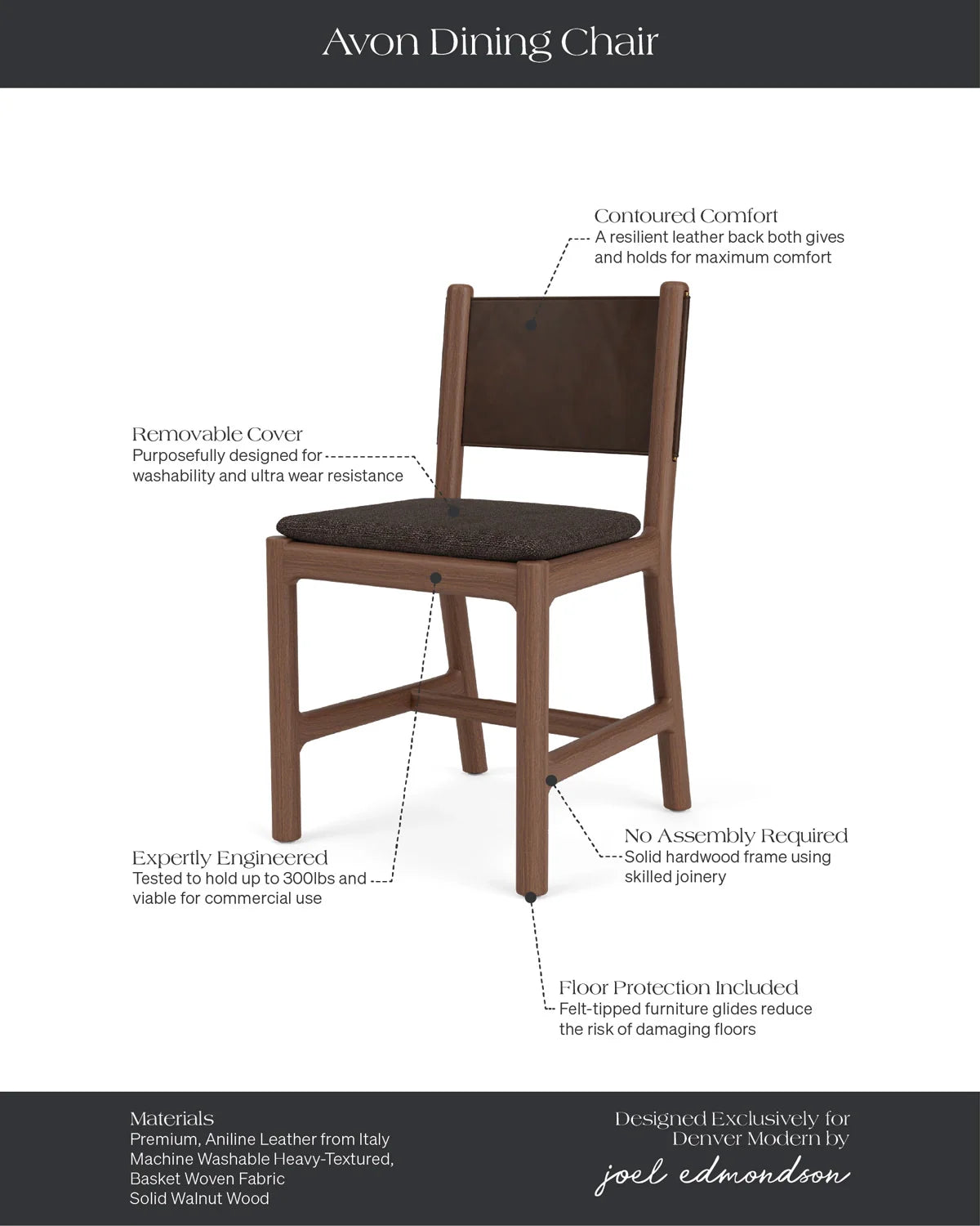 Chaise de salle à manger Avon