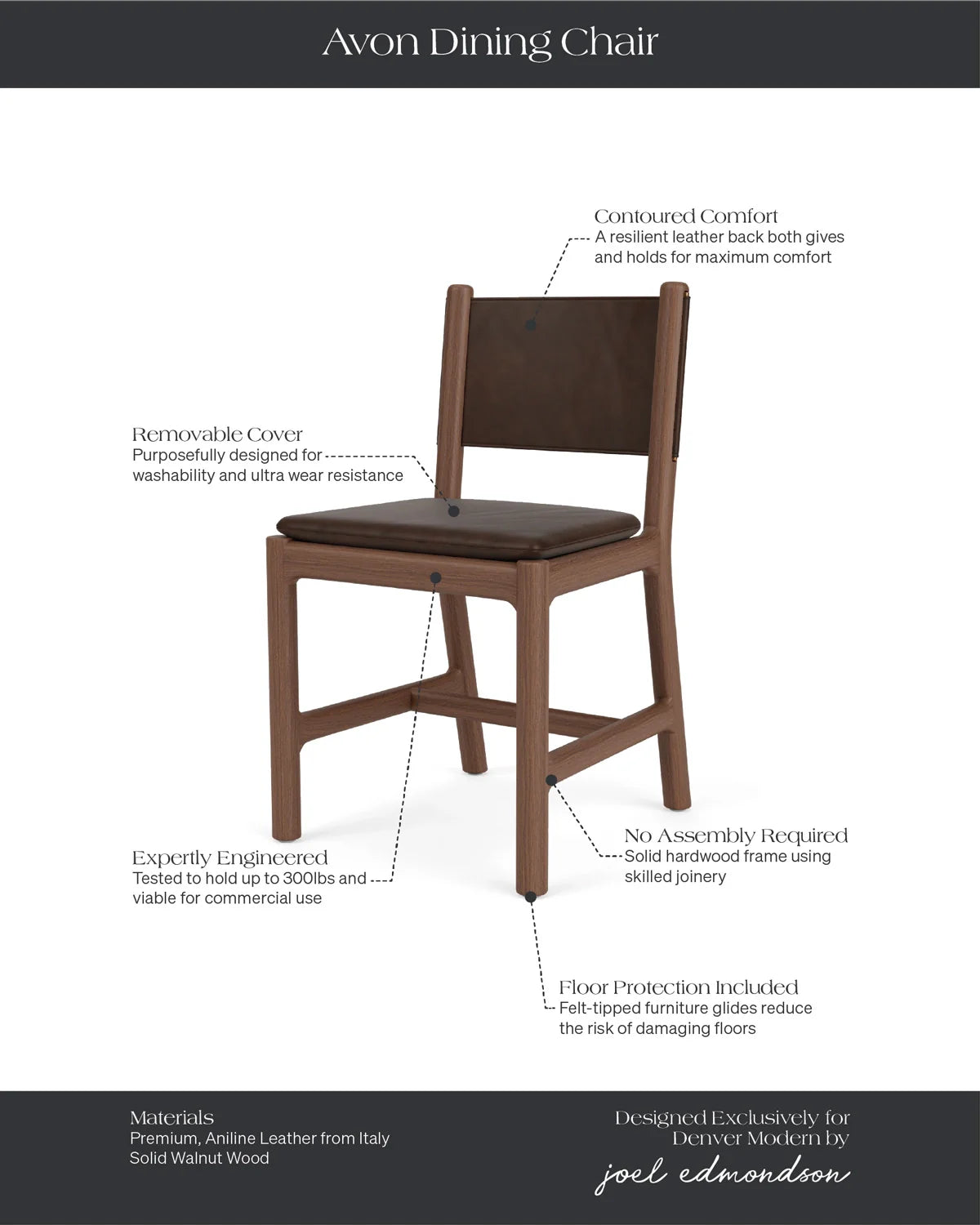 Chaise de salle à manger Avon