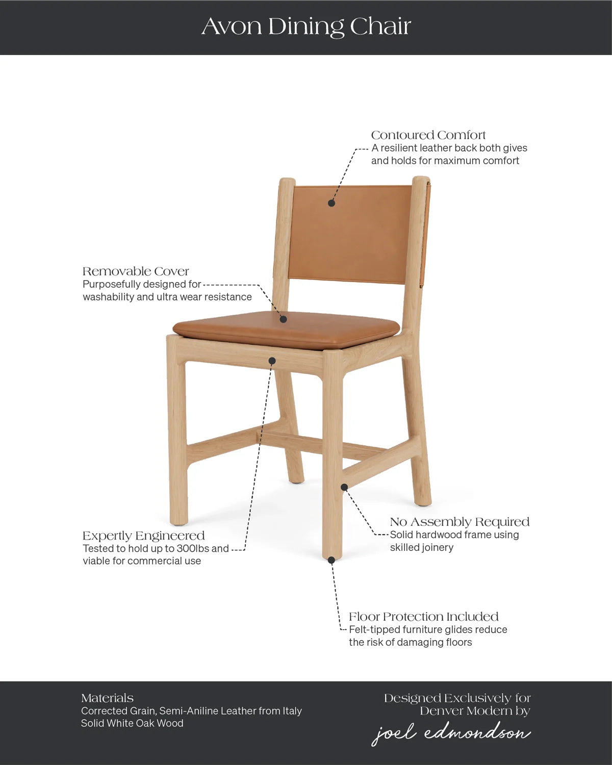 Chaise de salle à manger Avon