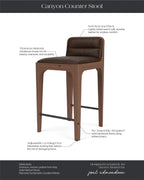 Tabouret de comptoir Canyon