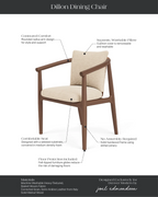 Chaise de salle à manger Dillon