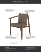 Chaise de salle à manger Dillon