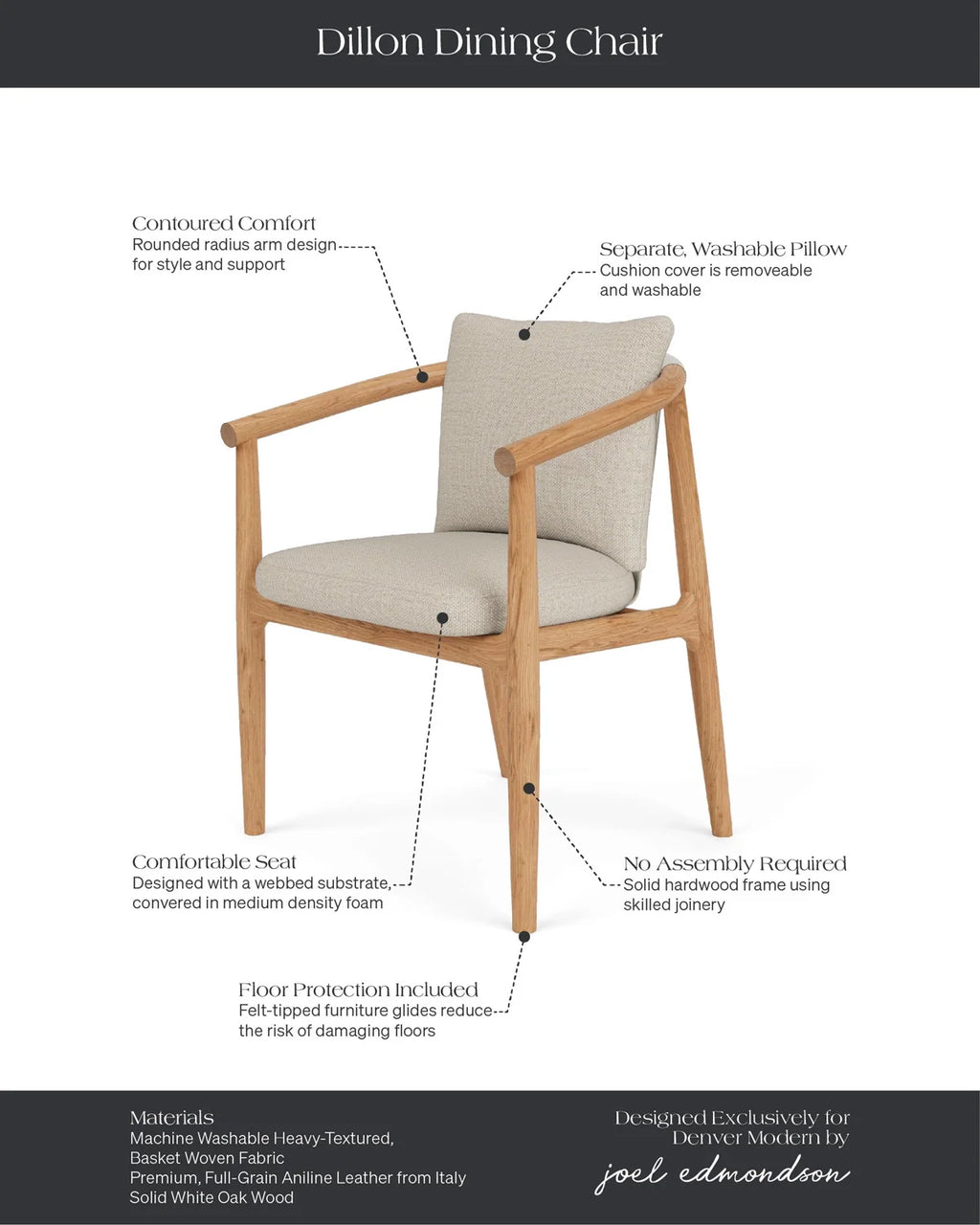 Chaise de salle à manger Dillon