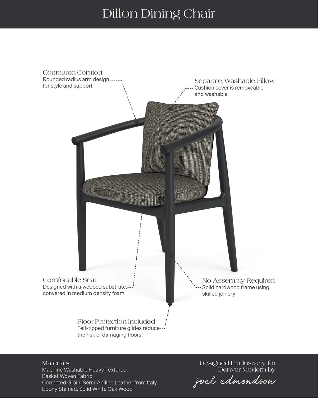 Chaise de salle à manger Dillon