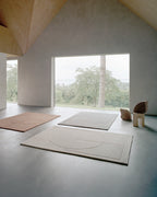 Tapis à poème linéaire