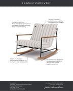 Fauteuil à bascule d'extérieur Vail Lounge