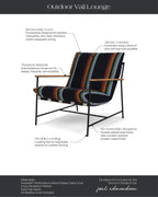 Chaise longue d'extérieur Vail
