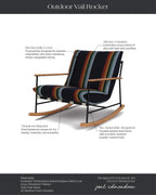 Fauteuil à bascule d'extérieur Vail Lounge