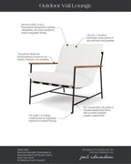 Chaise longue d'extérieur Vail