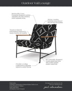 Chaise longue d'extérieur Vail