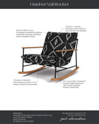 Fauteuil à bascule d'extérieur Vail Lounge