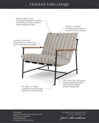 Chaise longue d'extérieur Vail