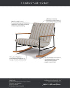 Fauteuil à bascule d'extérieur Vail Lounge