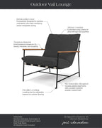 Chaise longue d'extérieur Vail