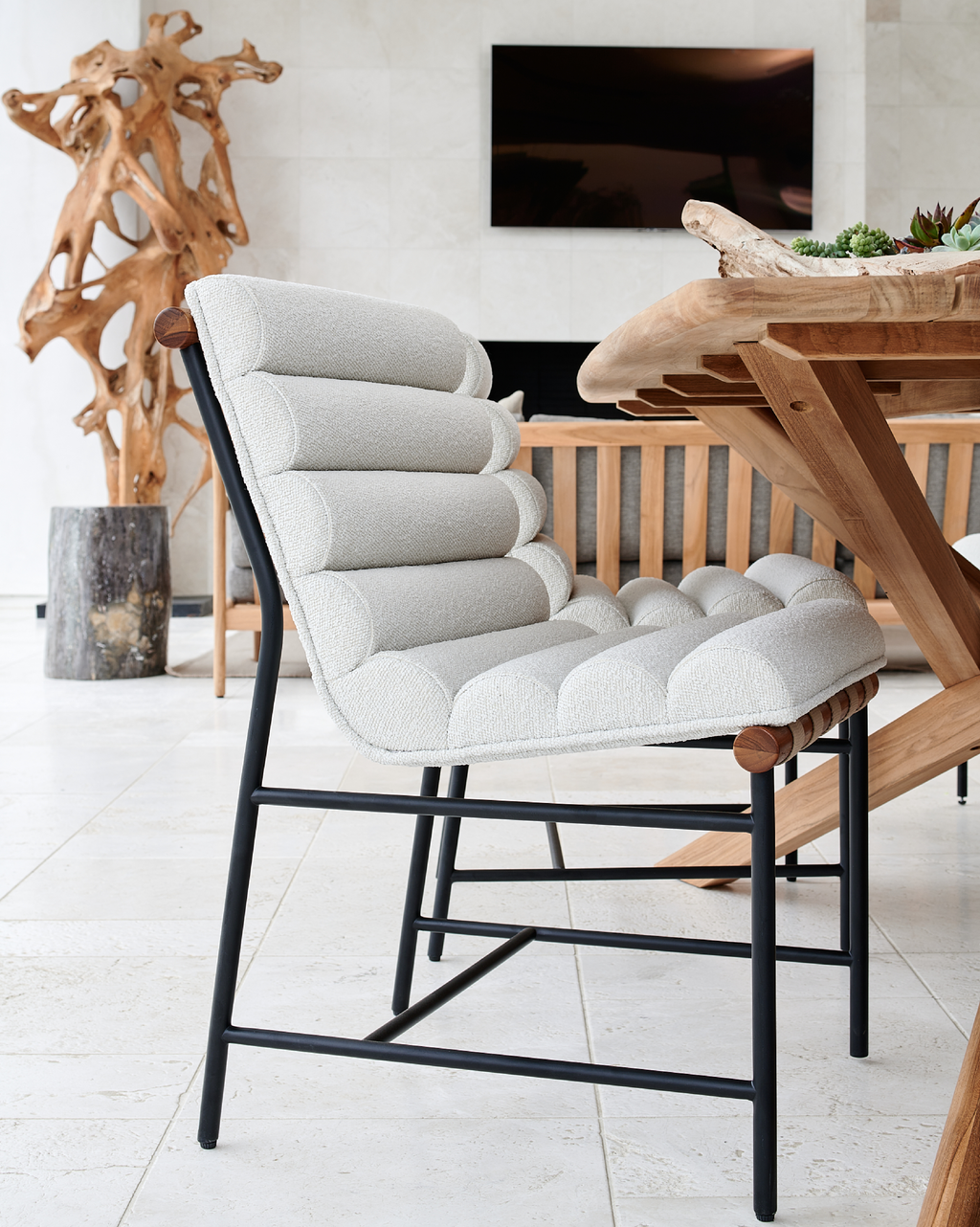 Chaise de salle à manger d'extérieur Vail