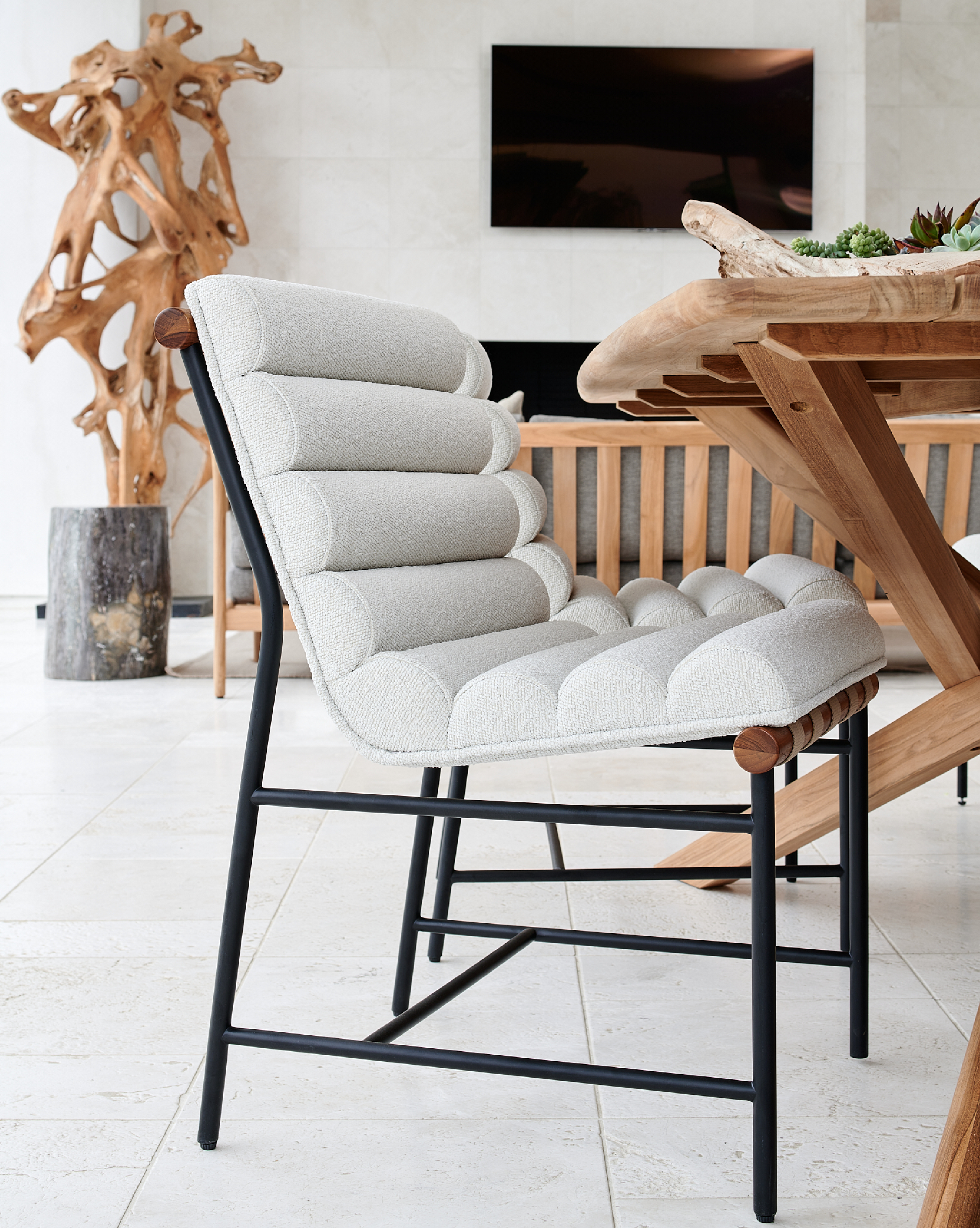 Chaise de salle à manger d'extérieur Vail