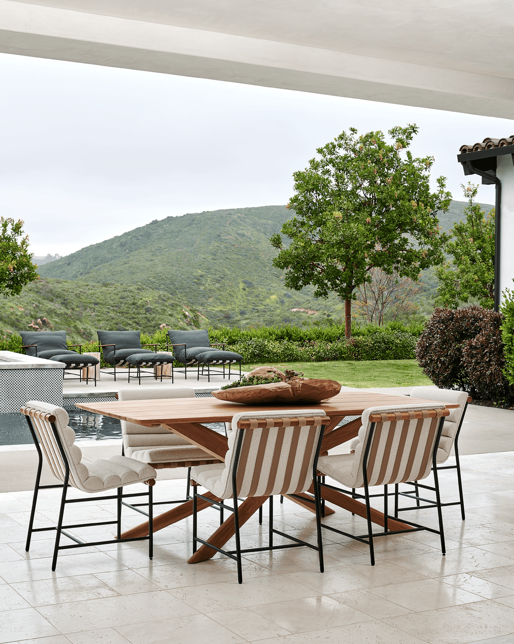 Chaise de salle à manger d'extérieur Vail