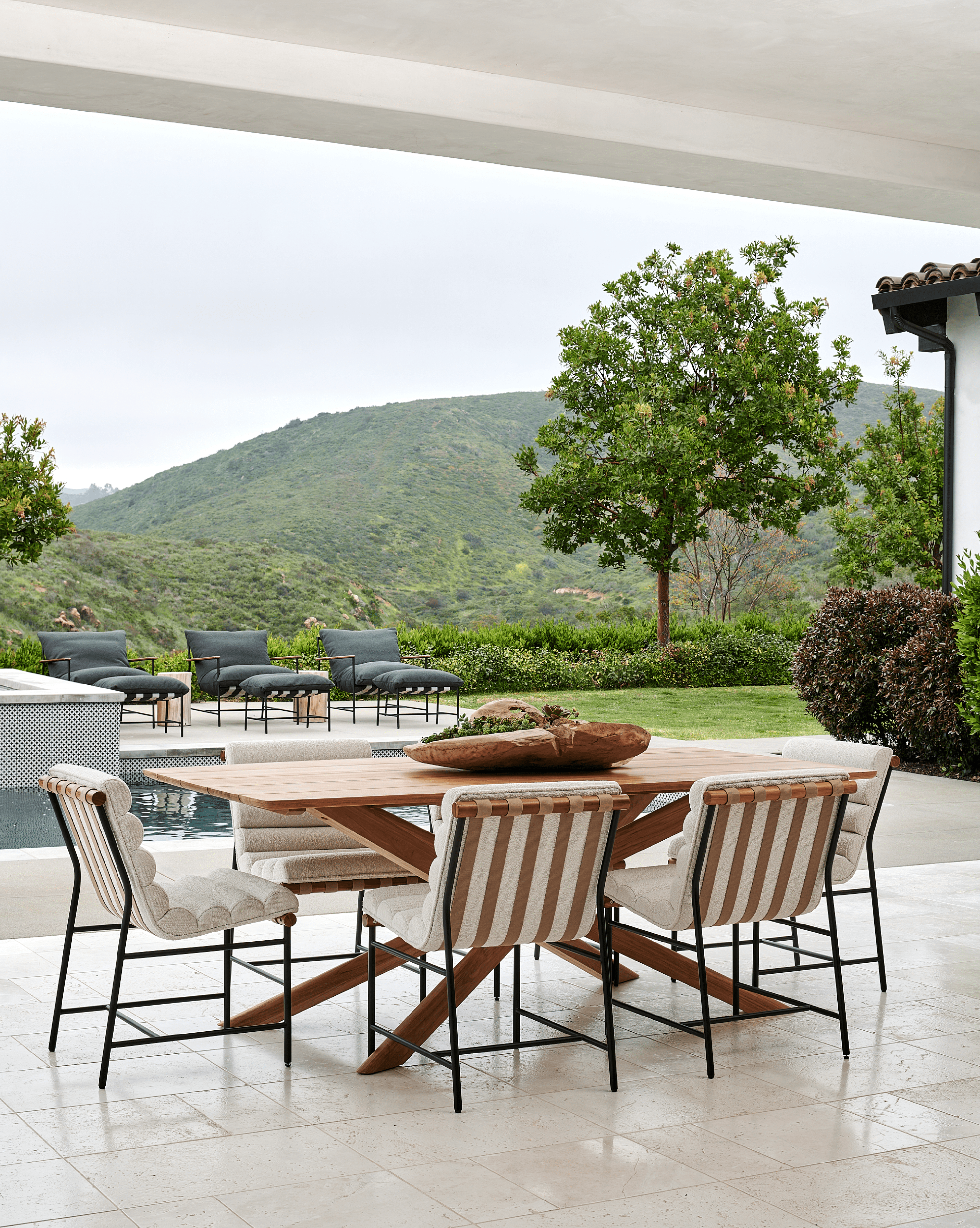 Chaise de salle à manger d'extérieur Vail