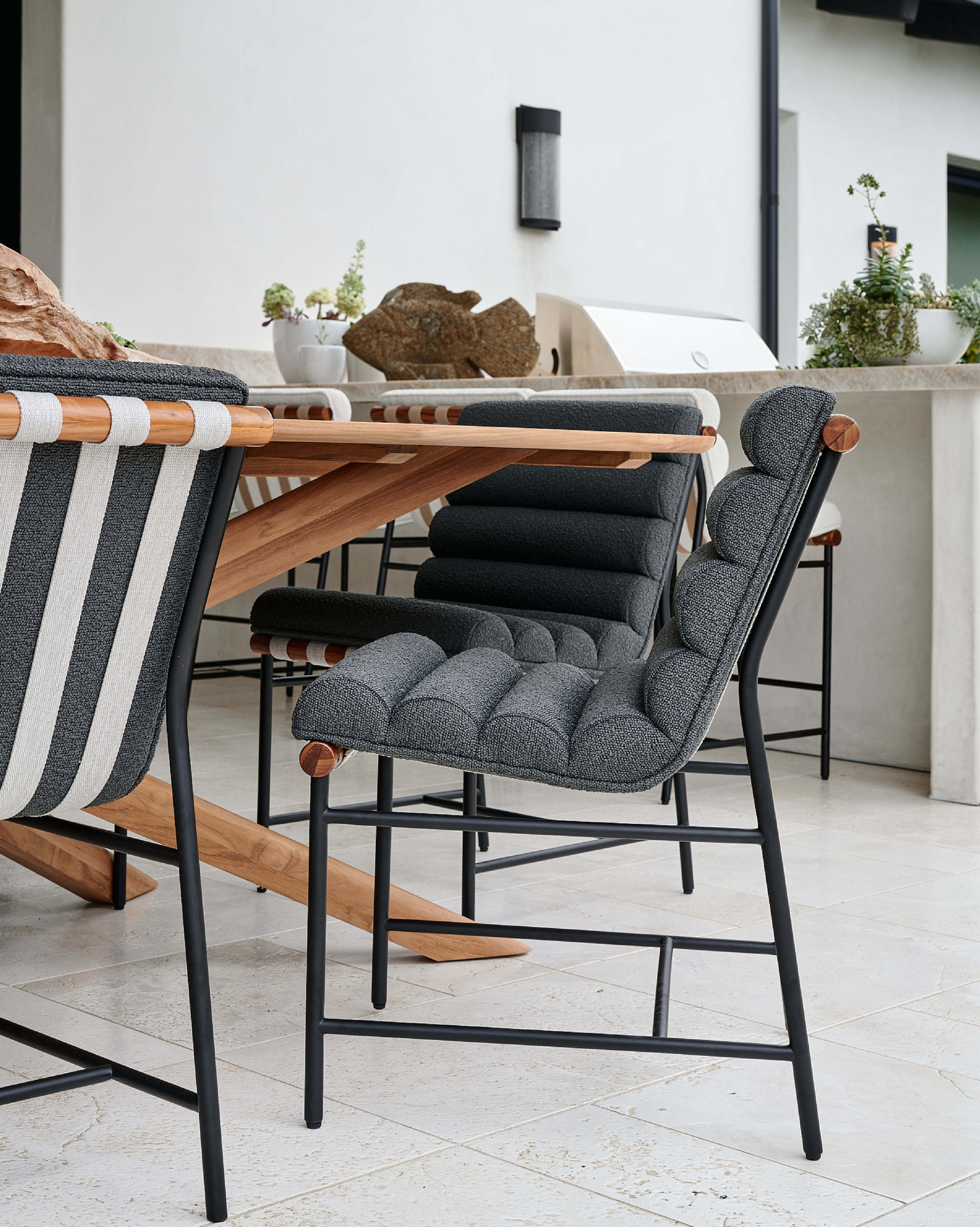 Chaise de salle à manger d'extérieur Vail