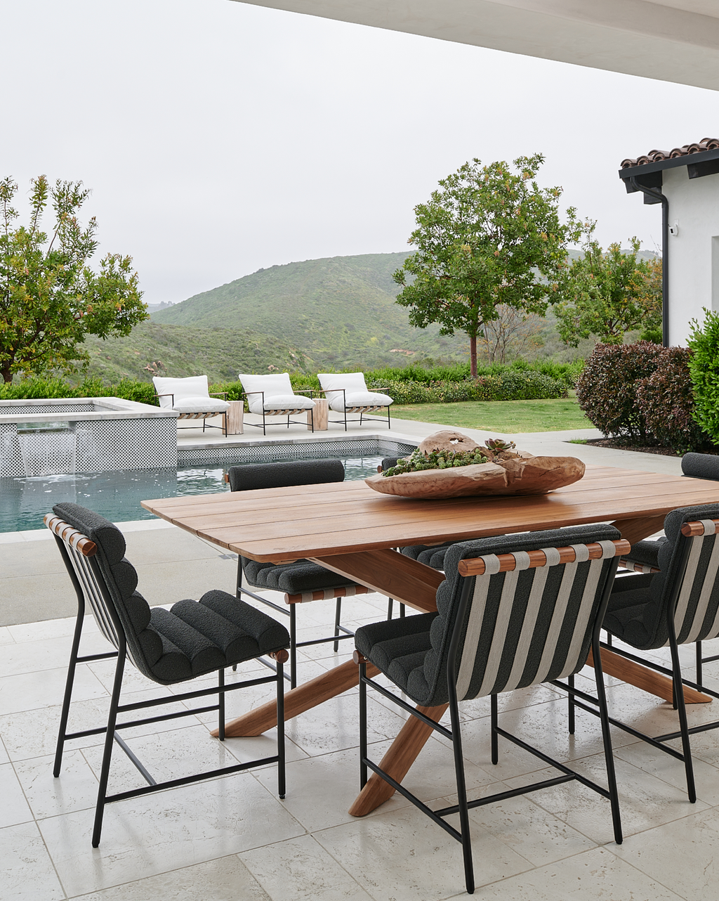 Chaise de salle à manger d'extérieur Vail