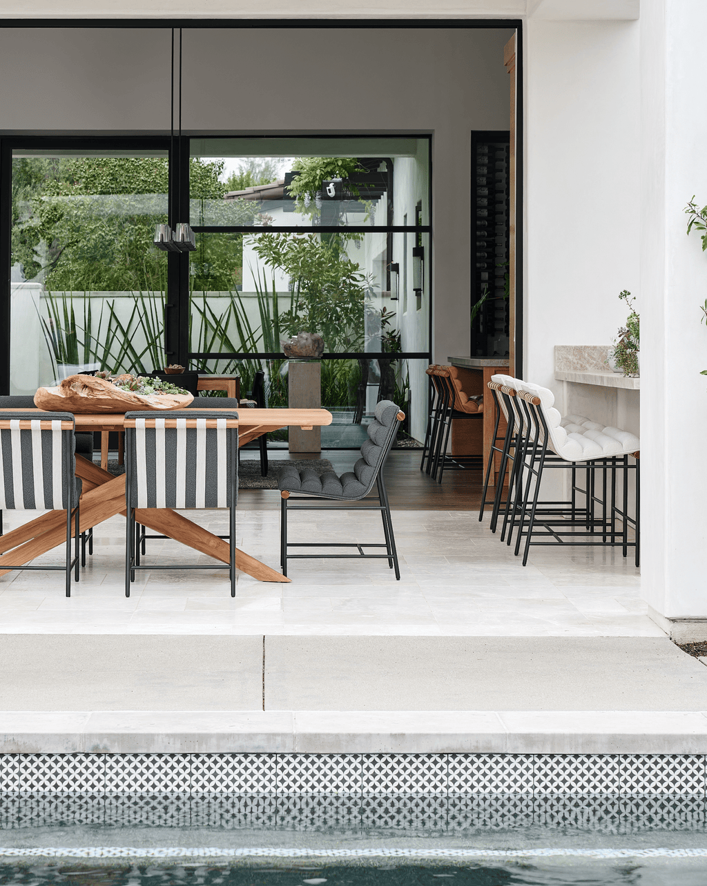 Chaise de salle à manger d'extérieur Vail