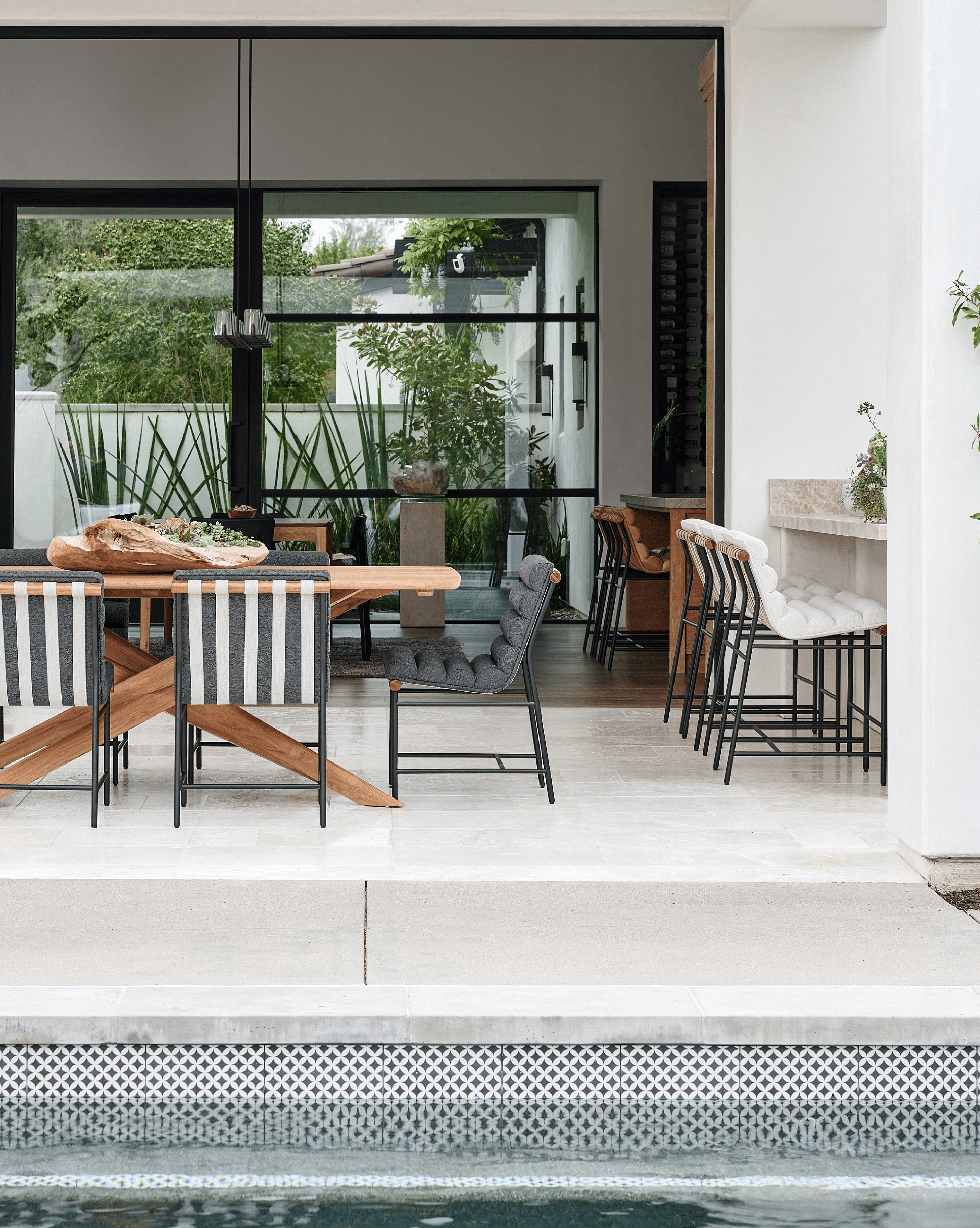 Chaise de salle à manger d'extérieur Vail