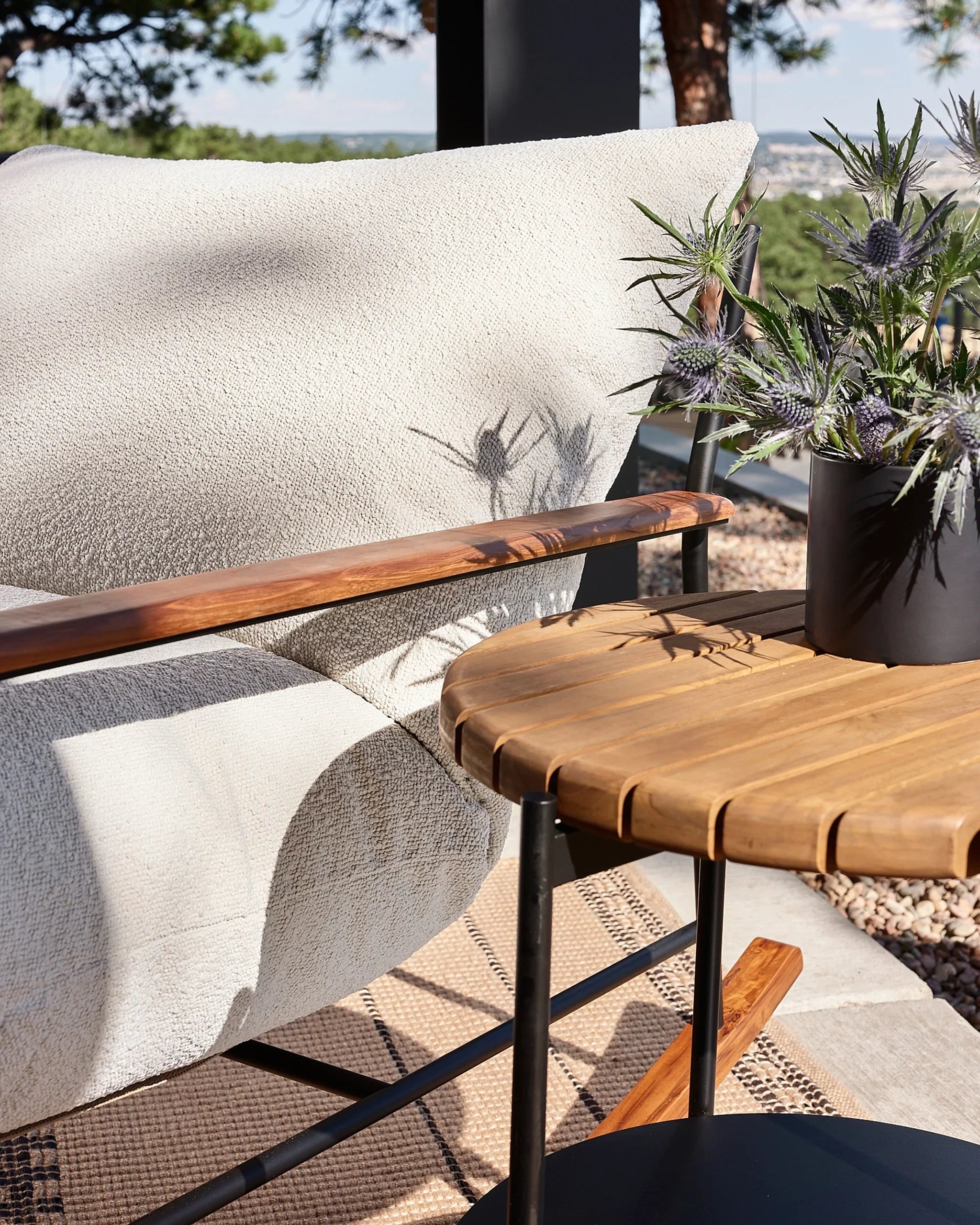 Table d'appoint d'extérieur Strata