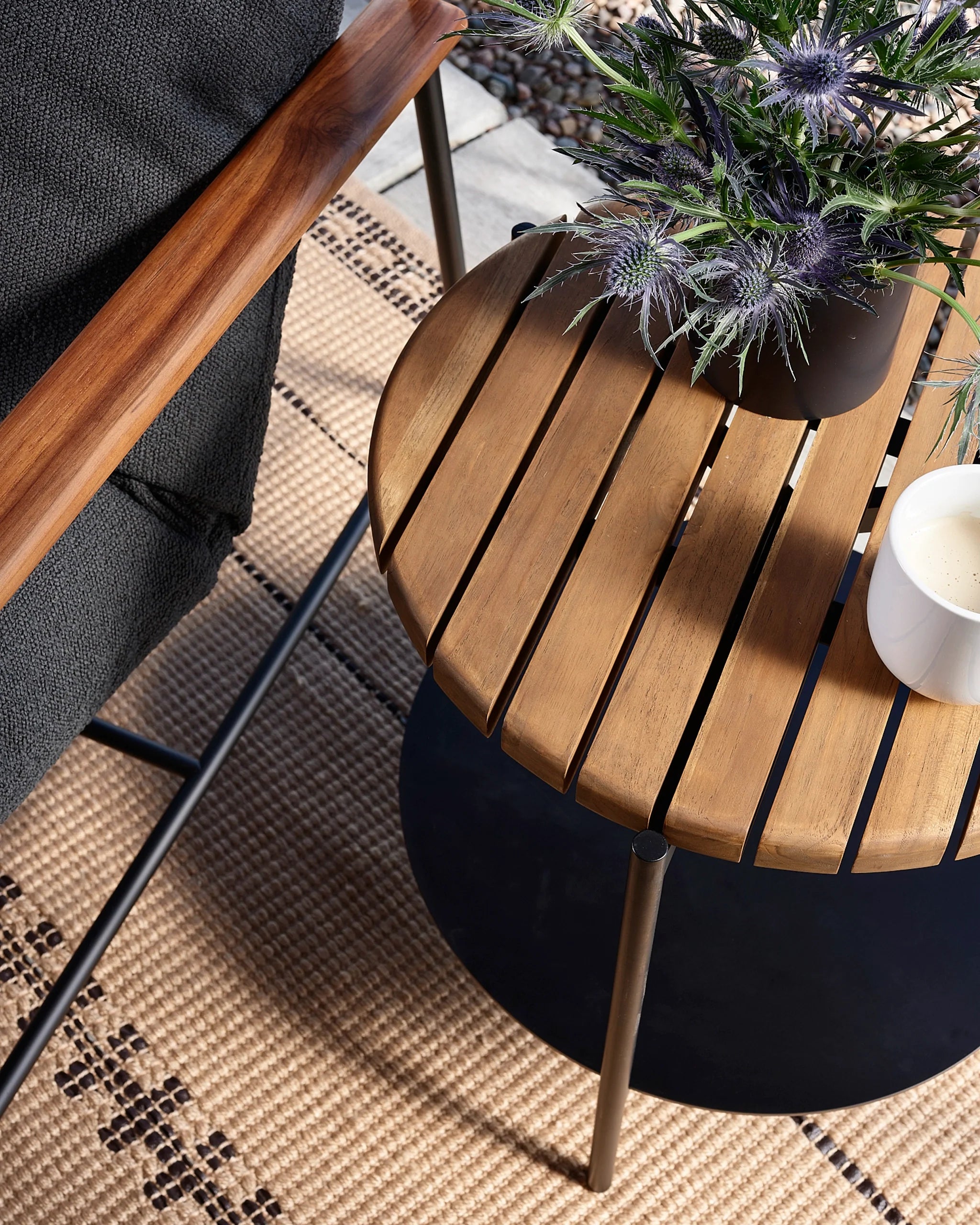 Table d'appoint d'extérieur Strata