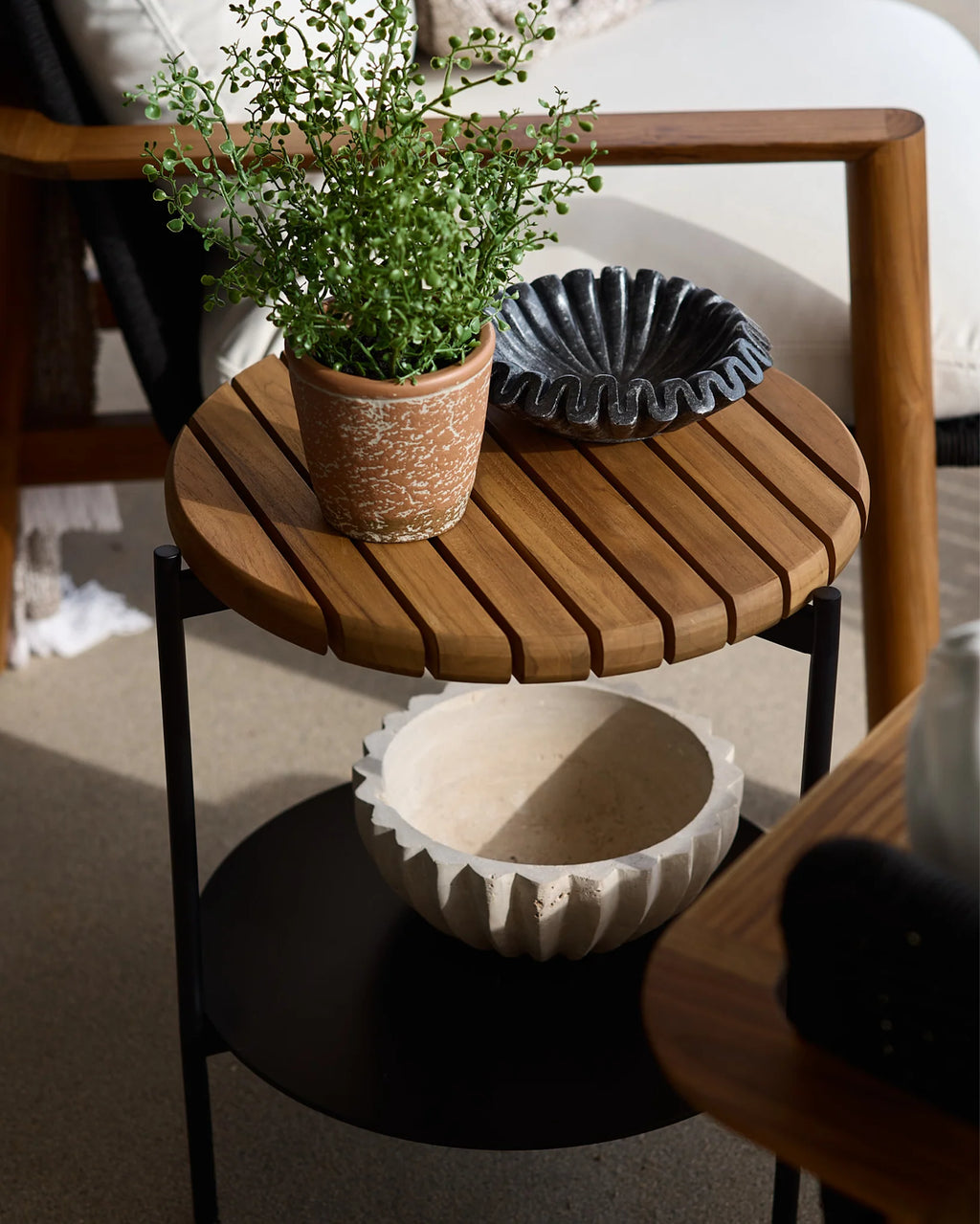 Table d'appoint d'extérieur Strata