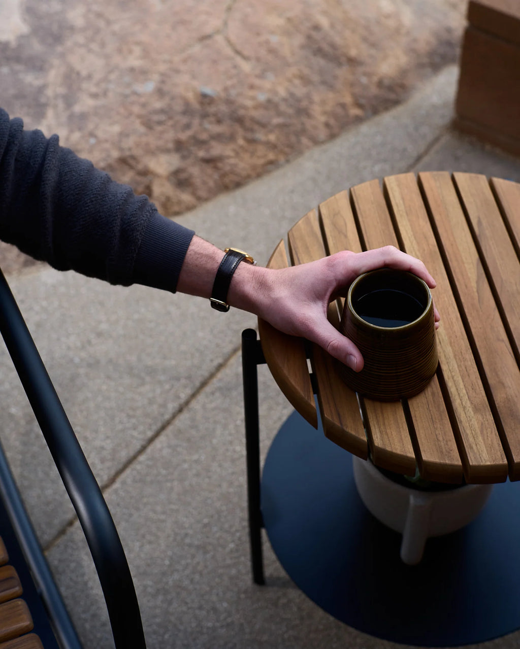 Table d'appoint d'extérieur Strata