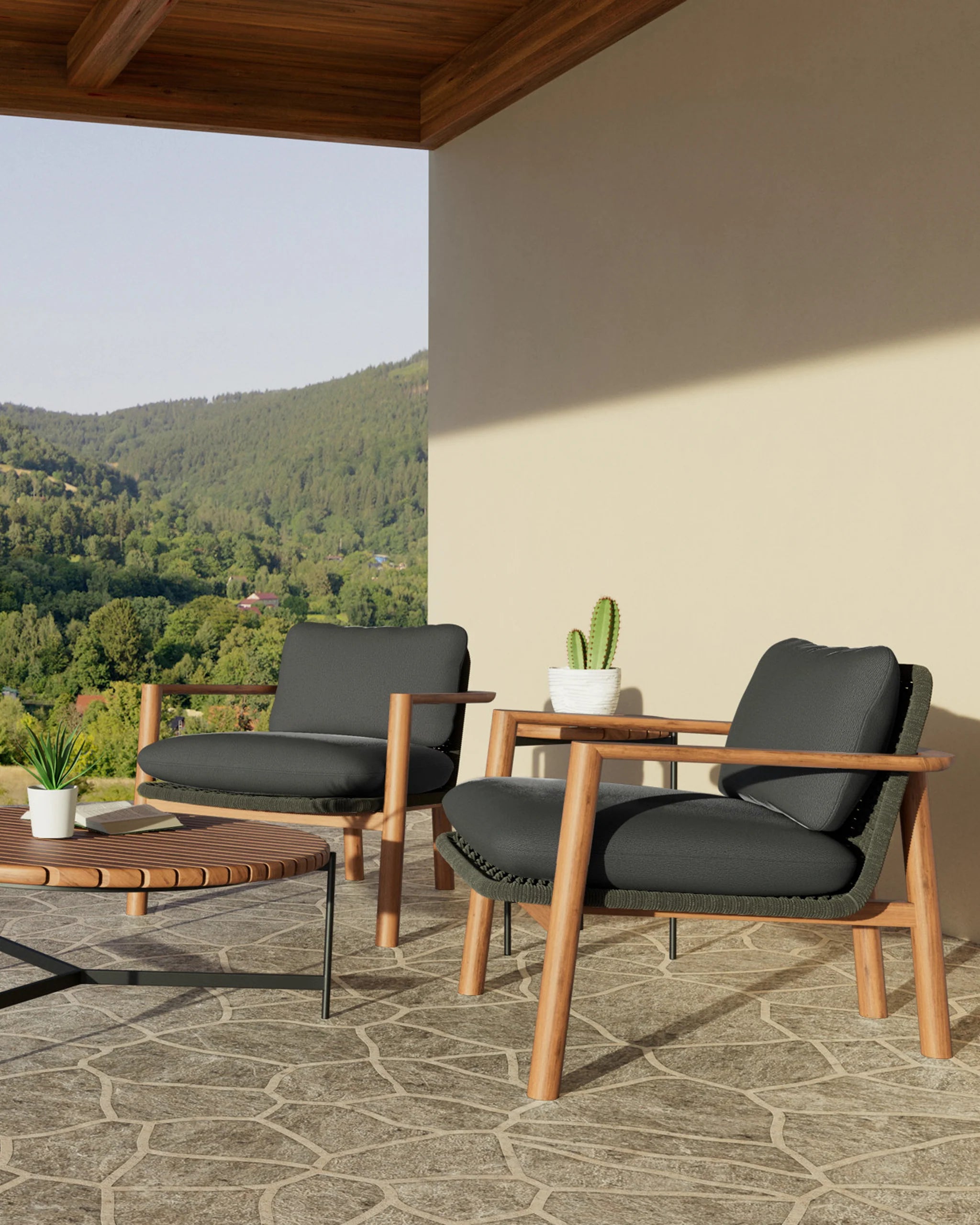 Chaise longue d'extérieur Parker