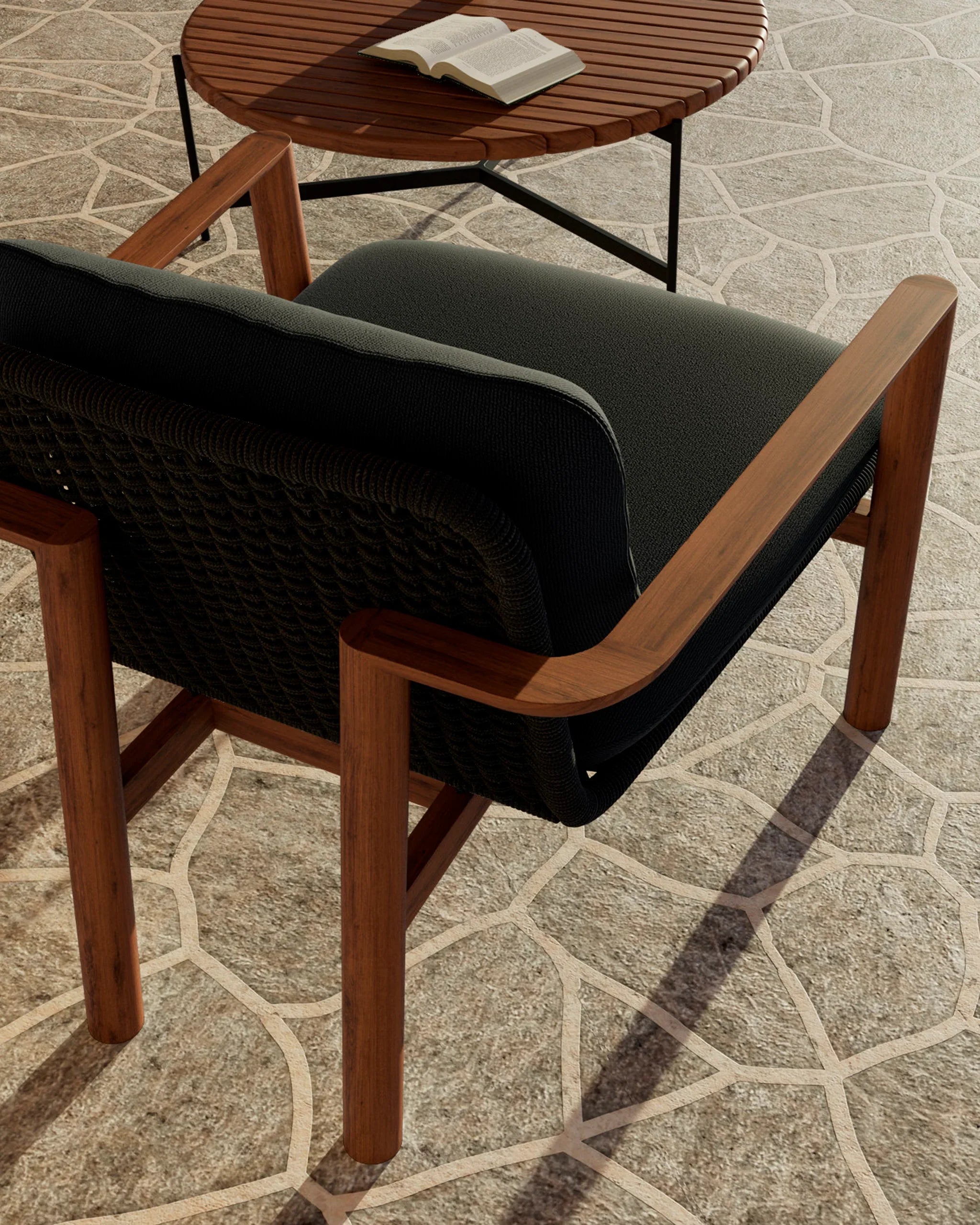 Chaise longue d'extérieur Parker