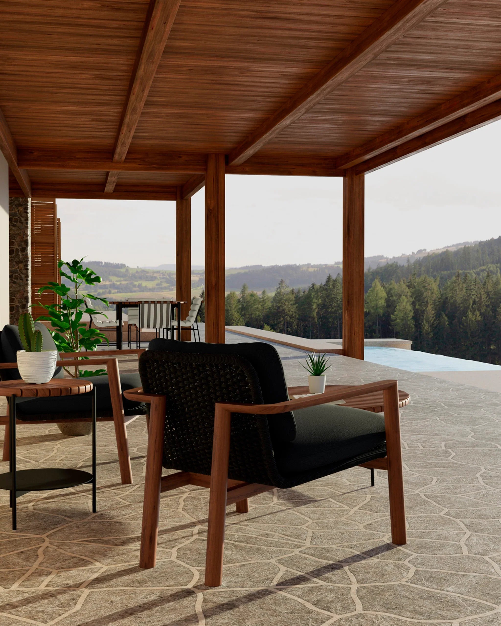 Chaise longue d'extérieur Parker