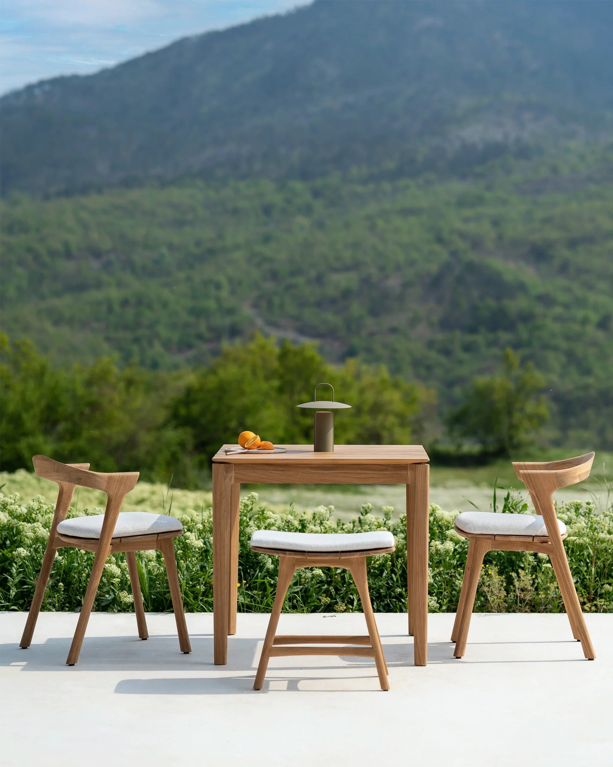 Chaise de salle à manger d'extérieur Bok