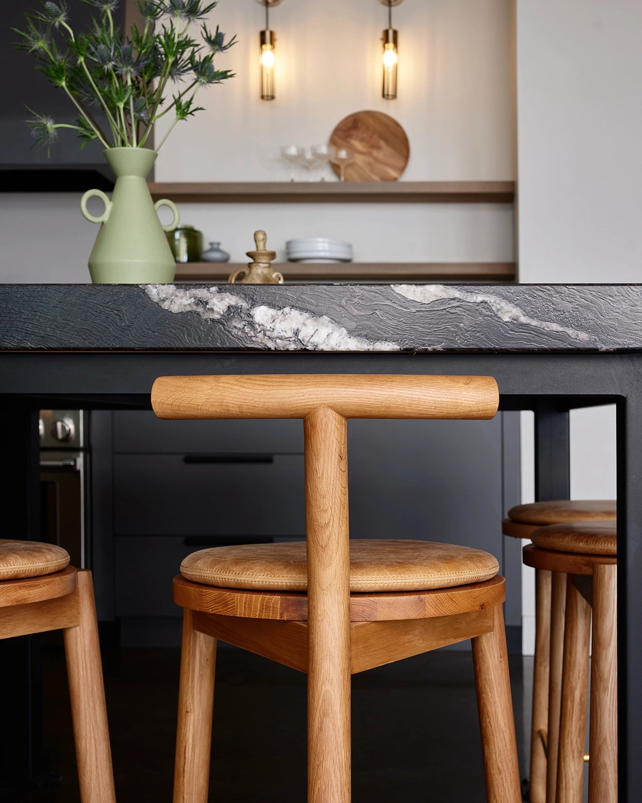 Tabouret de comptoir de cuisinière