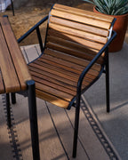 Chaise de salle à manger d'extérieur Strata