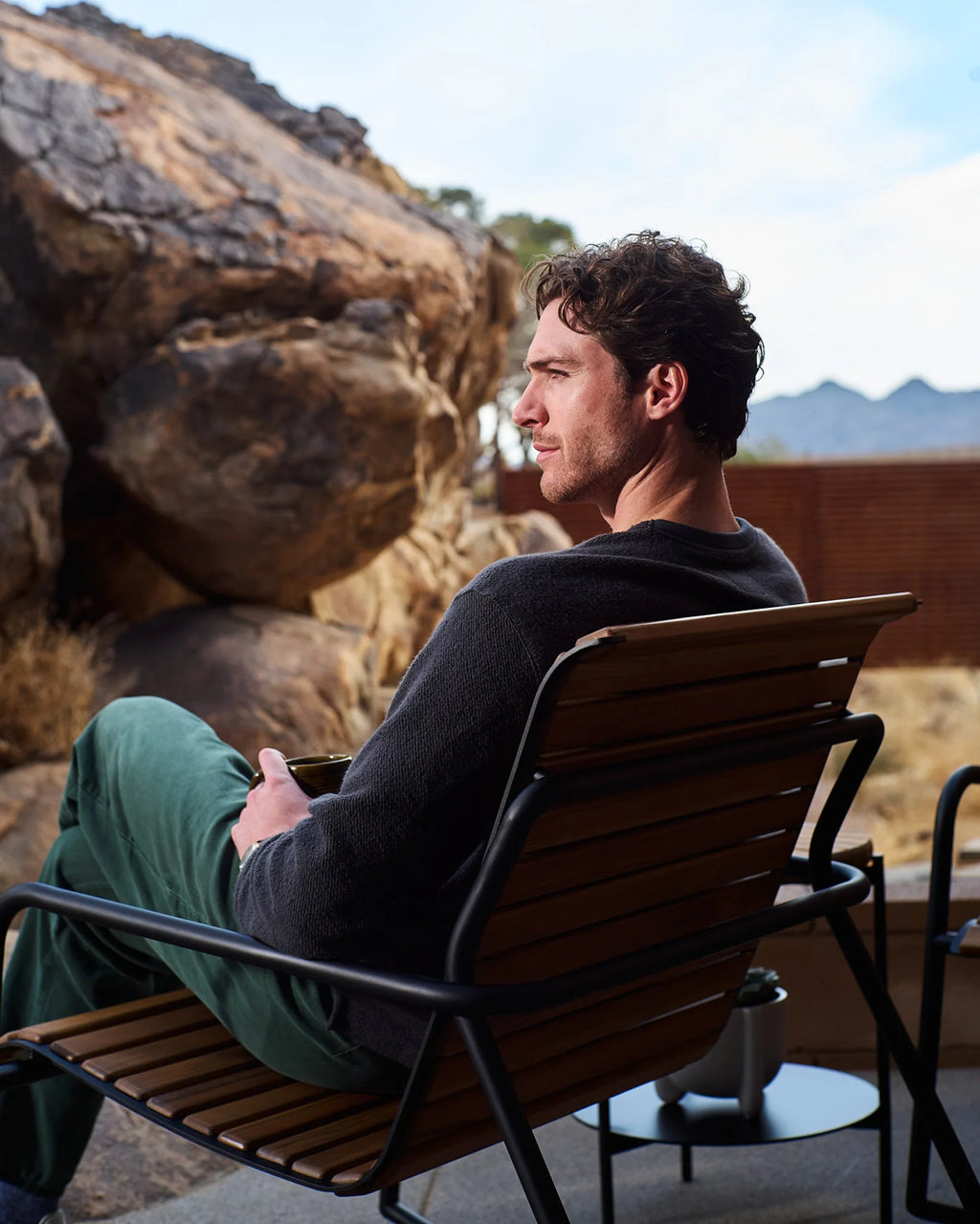 Strata Rocker d'extérieur