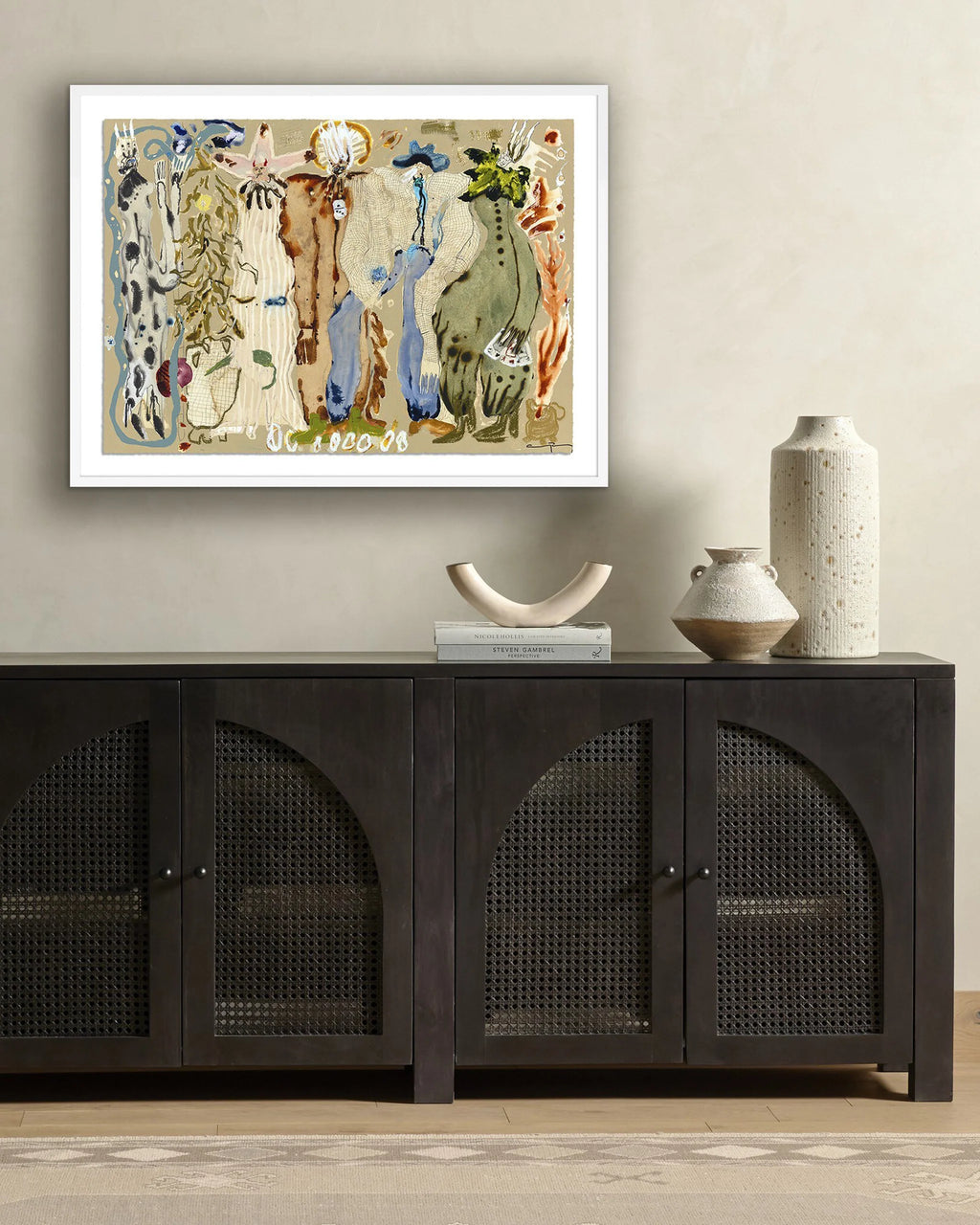 Femme serpent aux yeux bleus