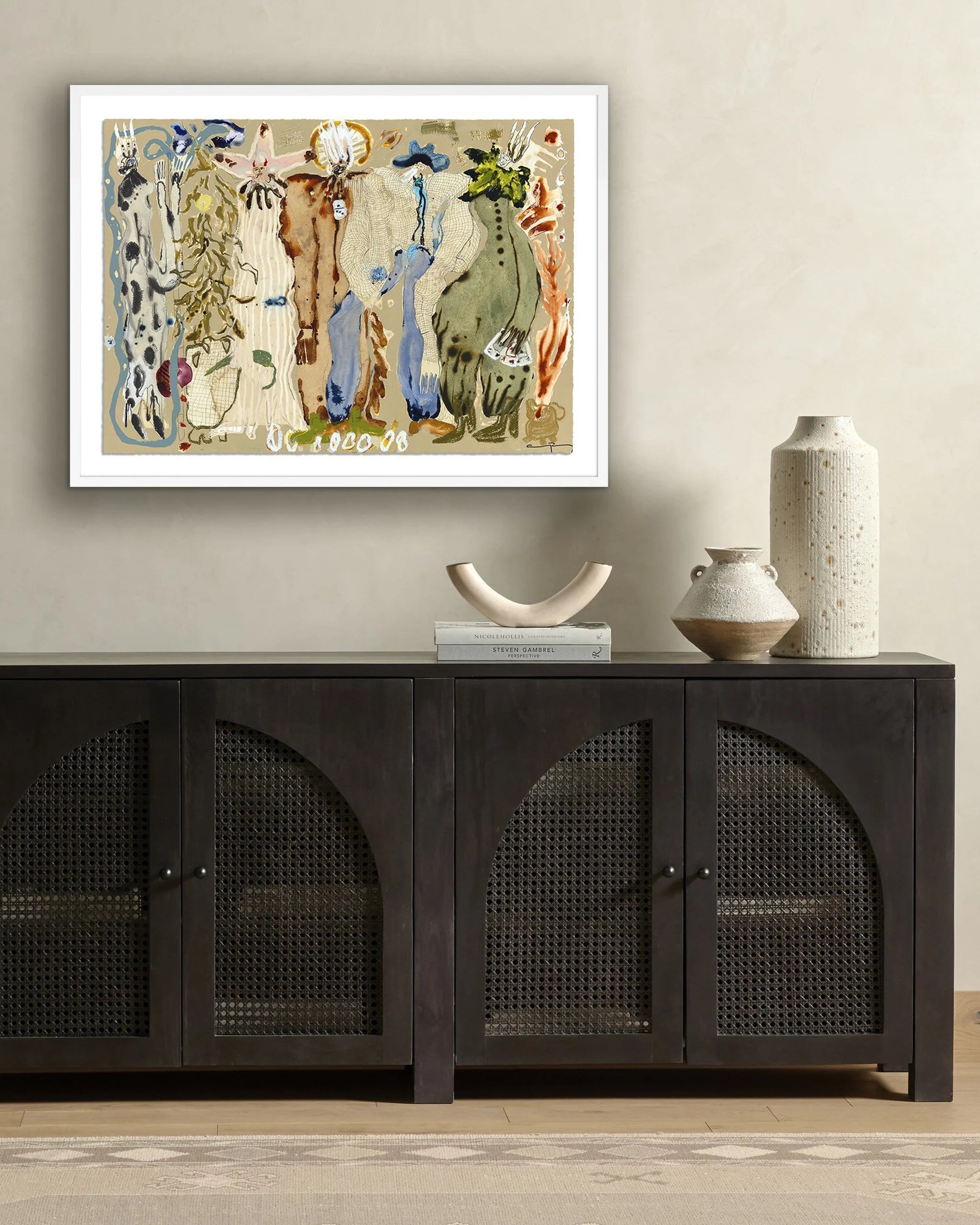 Femme serpent aux yeux bleus